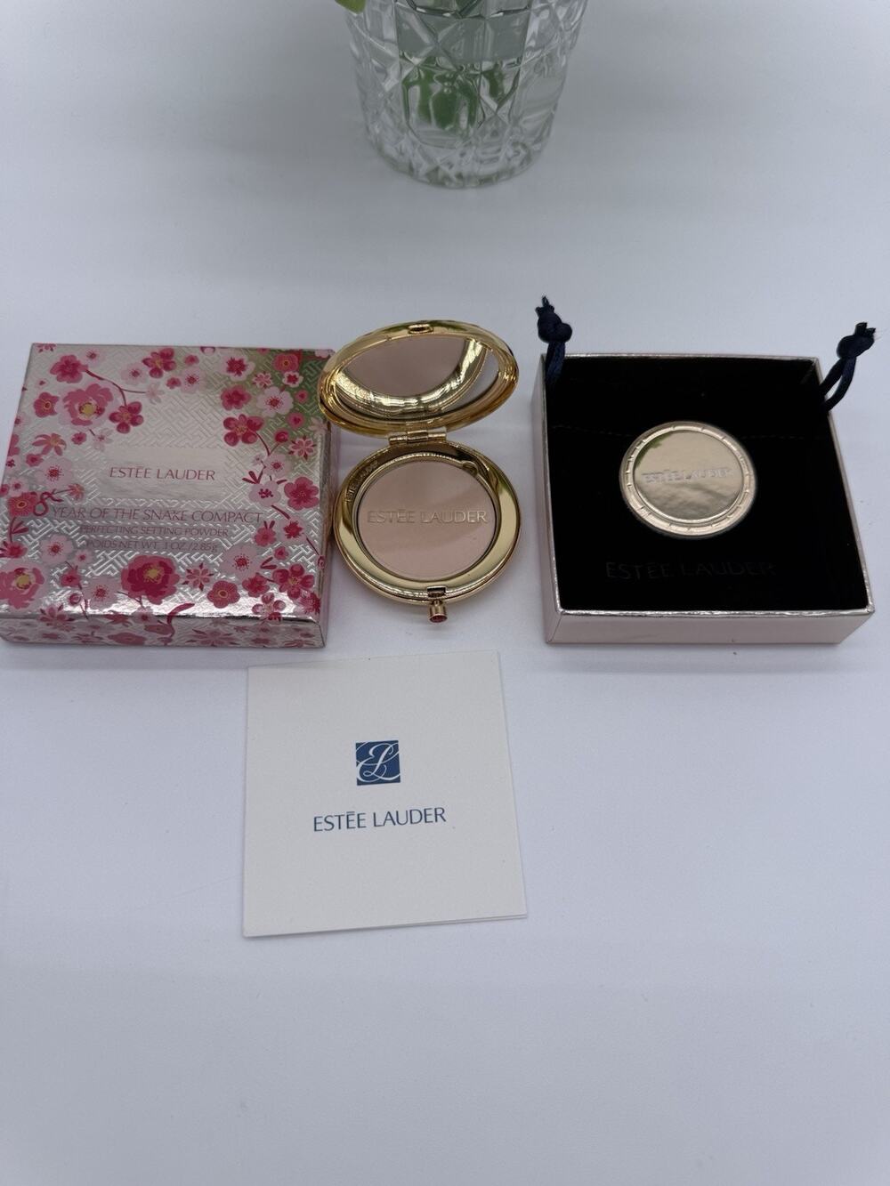 Estee Lauder Year Of The Snake Compact Perfecting Setting Powder Translucent